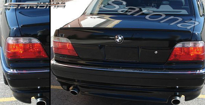 Custom BMW 7 Series Trunk Wing  Sedan (1995 - 2001) - $139.00 (Manufacturer Sarona, Part #BM-055-TW)